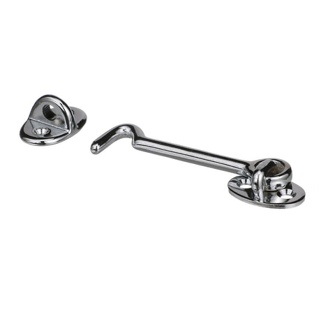 Seachoice Chrome-Plated Cast Brass 3 in. Marine Cabin Door Hook w/ #6 Fastener - 50-36141 - official Seachoice product image 3