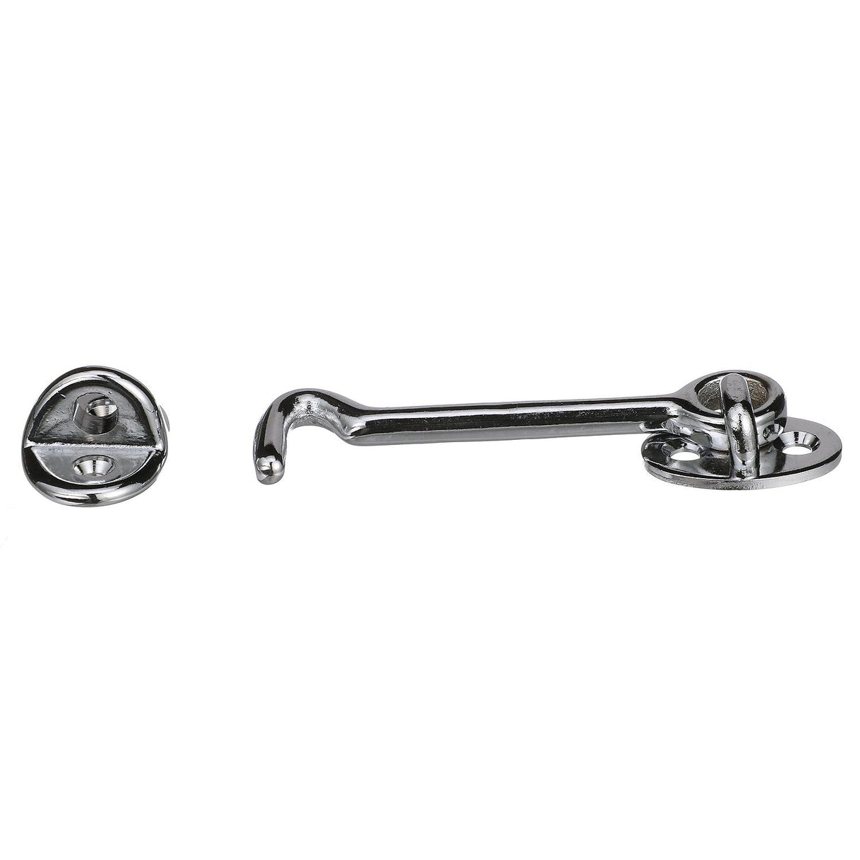 Seachoice Chrome-Plated Cast Brass 3 in. Marine Cabin Door Hook w/ #6 Fastener - 50-36141 - official Seachoice product image 5