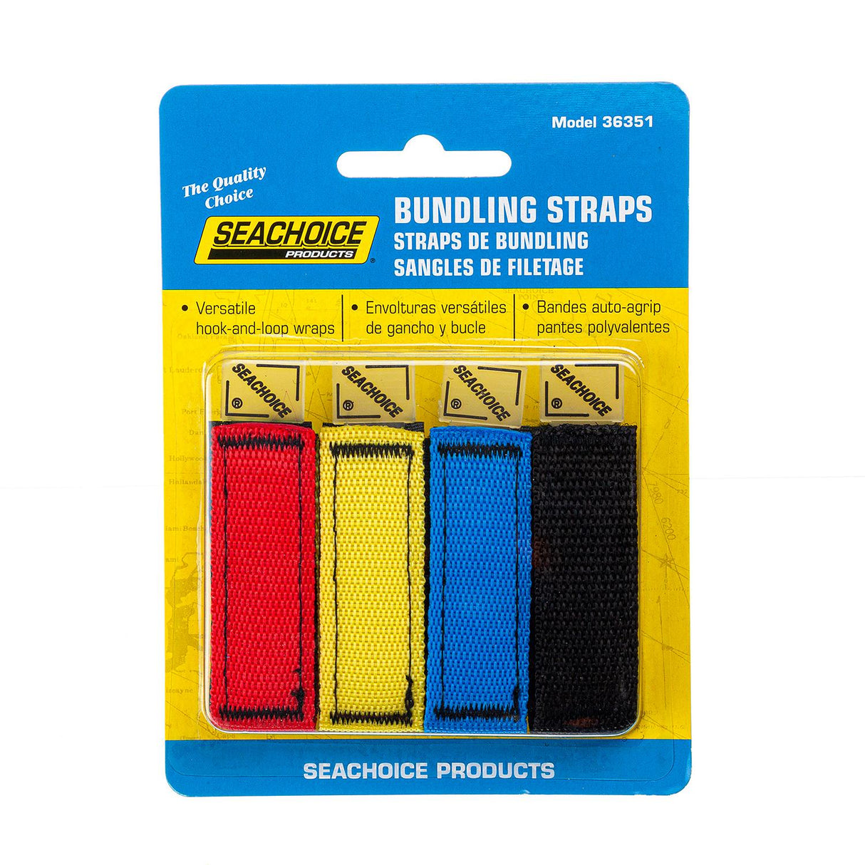 Seachoice Bundling Straps, Hook and Loop Closures, Pack of 4 - 36351 - image 3