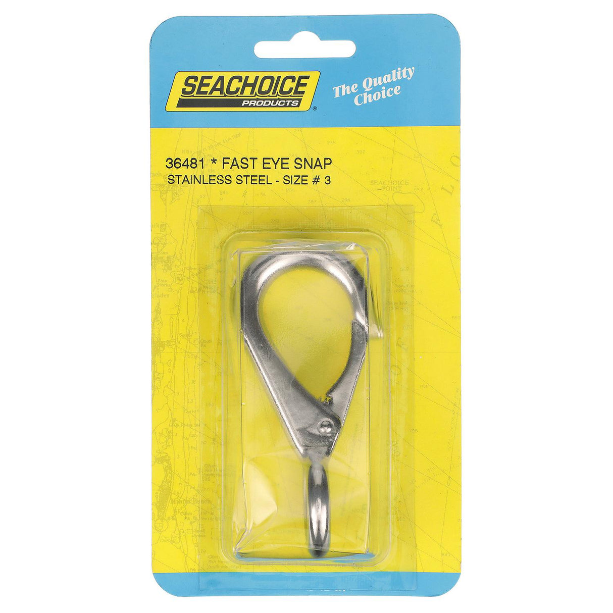 Seachoice Fast Eye Snap, Cast Stainless Steel, Size #3, 3-7/8 in. Long, 15/16 in. ID Eye - SC50-36481 - official Seachoice product image 3