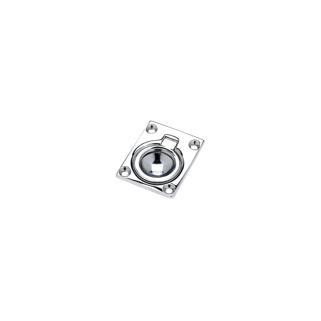 Seachoice Chrome-Plated Cast Brass Square Flush Hatch Ring Pull, 1-7/8 In. X 2-1/2 In. - SC50-36681 - official Seachoice product image 6