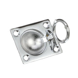 Seachoice Chrome-Plated Cast Brass Square Flush Hatch Ring Pull, 1-1/2 In. X 1-3/4 In. - 36661 - official Seachoice product image 4