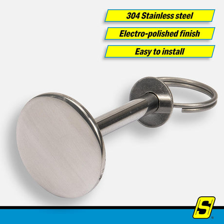 Seachoice 36691 Stainless Steel Hatch Cover Pull - 36691 - official Seachoice product image 5