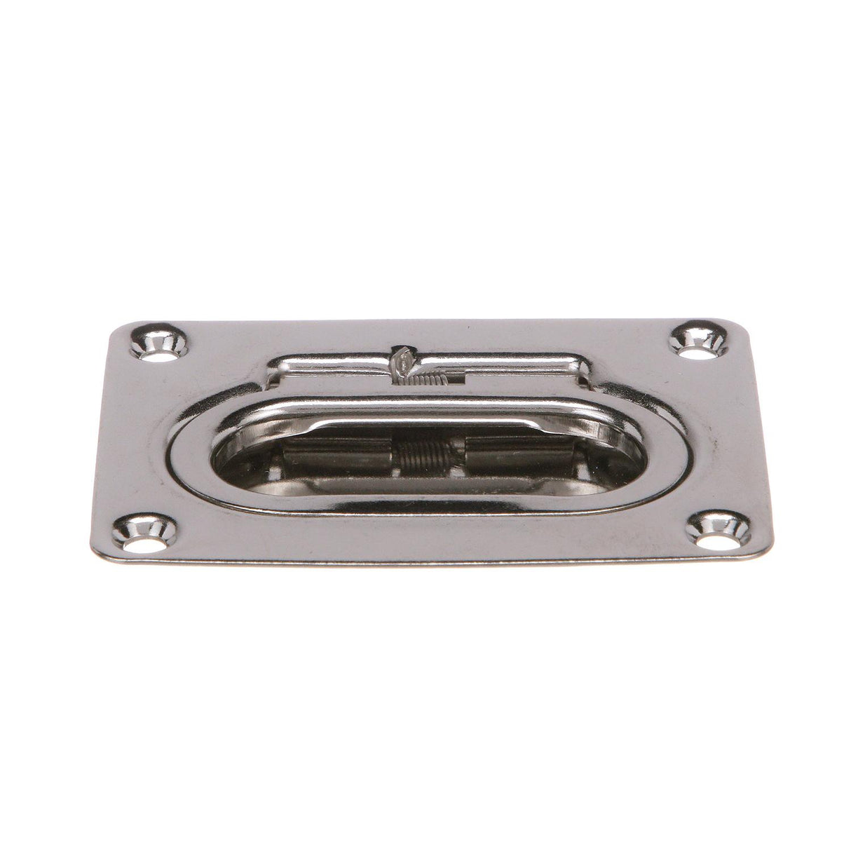 Seachoice Spring Loaded Flush Mount Hatch Handle, 304 Stainless Steel, 3 In. X 2-1/4 In. - SC50-36701 - image 1