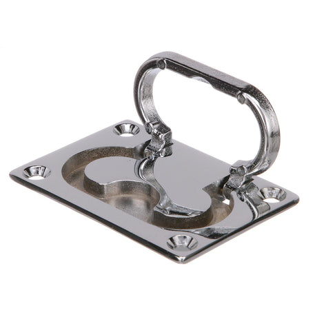 Seachoice Flush Mount Lifting Handle, Chrome-Plated Brass, 3 In. X 2-1/8 In. - 36741 - official Seachoice product image 3