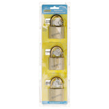 Seachoice Solid Brass Padlock, 2 in., Set of 3 Keyed Alike - 37331 - official Seachoice product image 3