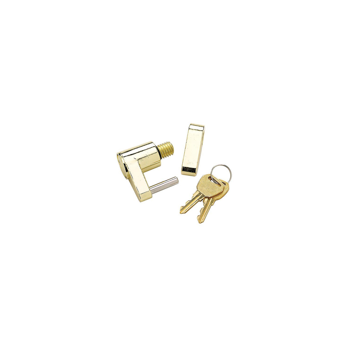 Seachoice Boat Trailer Hitch Coupler Lock with 2 Matching Keys, Solid Brass - 37401 - official Seachoice product image 4