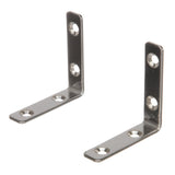 Seachoice Marine-Grade 90-Degree Angle Bracket, Polished 304 Stainless Steel, 2-3/8 in. X 1/2 in., Pack of 2 - 37551 - official Seachoice product image 4