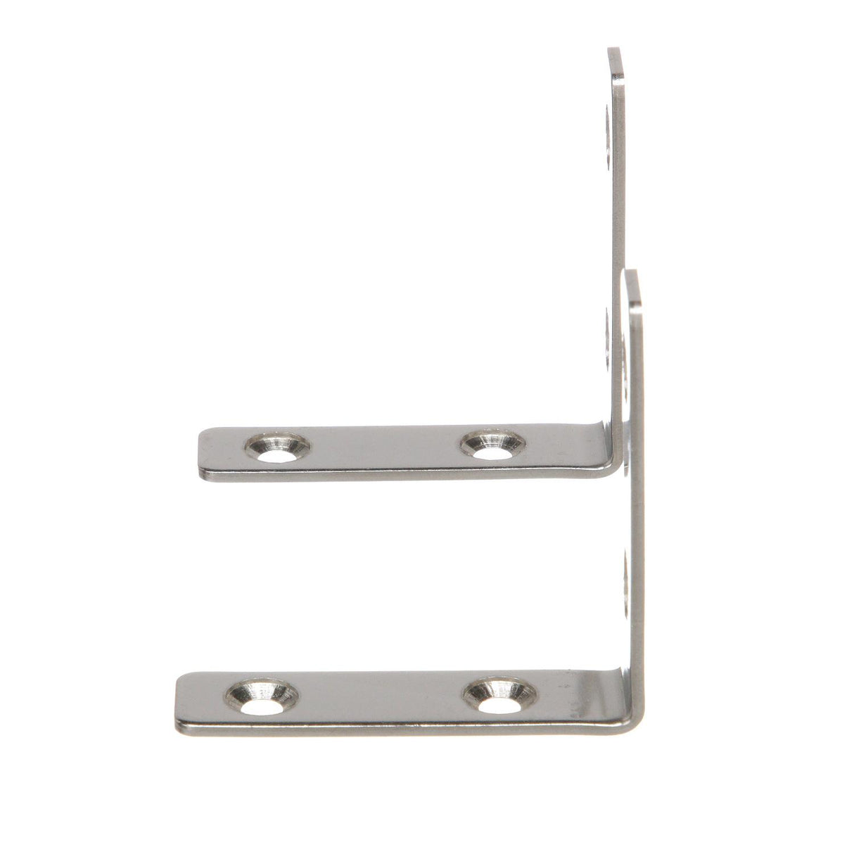 Seachoice Marine-Grade 90-Degree Angle Bracket, Polished 304 Stainless Steel, 2-3/8 in. X 1/2 in., Pack of 2 - 37551 - official Seachoice product image 6