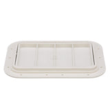 Seachoice White Pry-Out Hatch, 7 In. X 11 In. Inner Dimensions, Acetone Proof Polypropylene - 39121 - official Seachoice product image 9