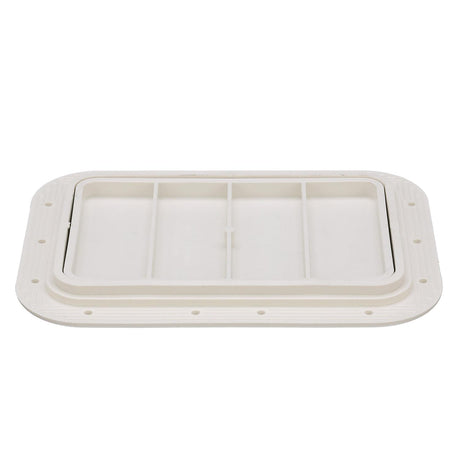 Seachoice White Pry-Out Hatch, 7 In. X 11 In. Inner Dimensions, Acetone Proof Polypropylene - 39121 - official Seachoice product image 9