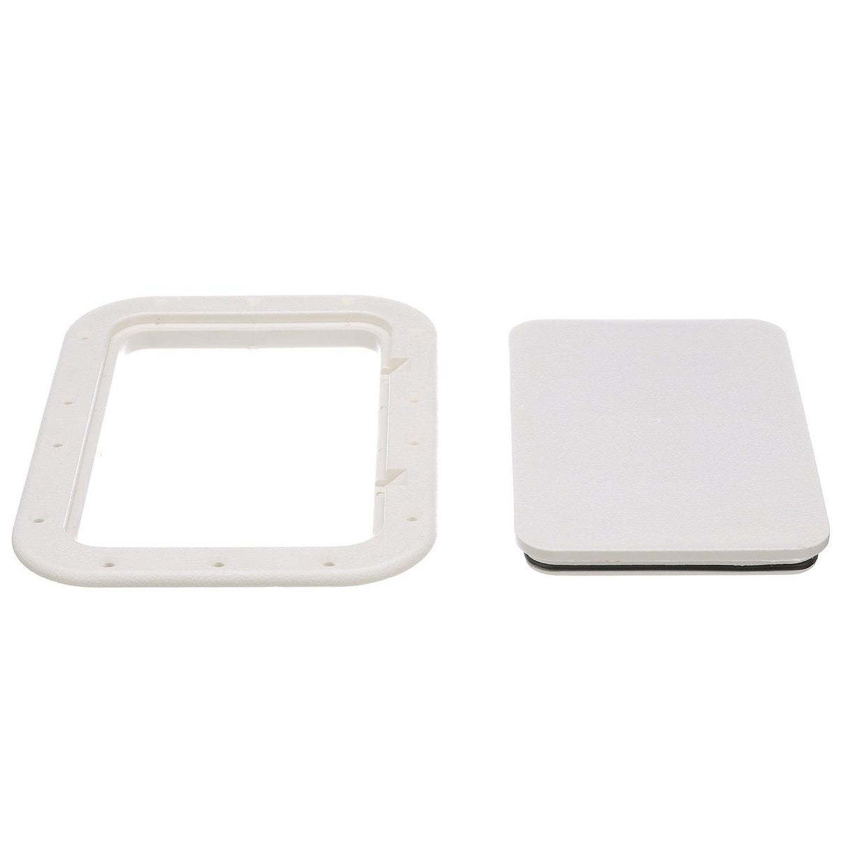 Seachoice White Pry-Out Hatch, 7 In. X 11 In. Inner Dimensions, Acetone Proof Polypropylene - 39121 - official Seachoice product image 4