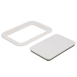 Seachoice White Pry-Out Hatch, 7 In. X 11 In. Inner Dimensions, Acetone Proof Polypropylene - 39121 - official Seachoice product image 5