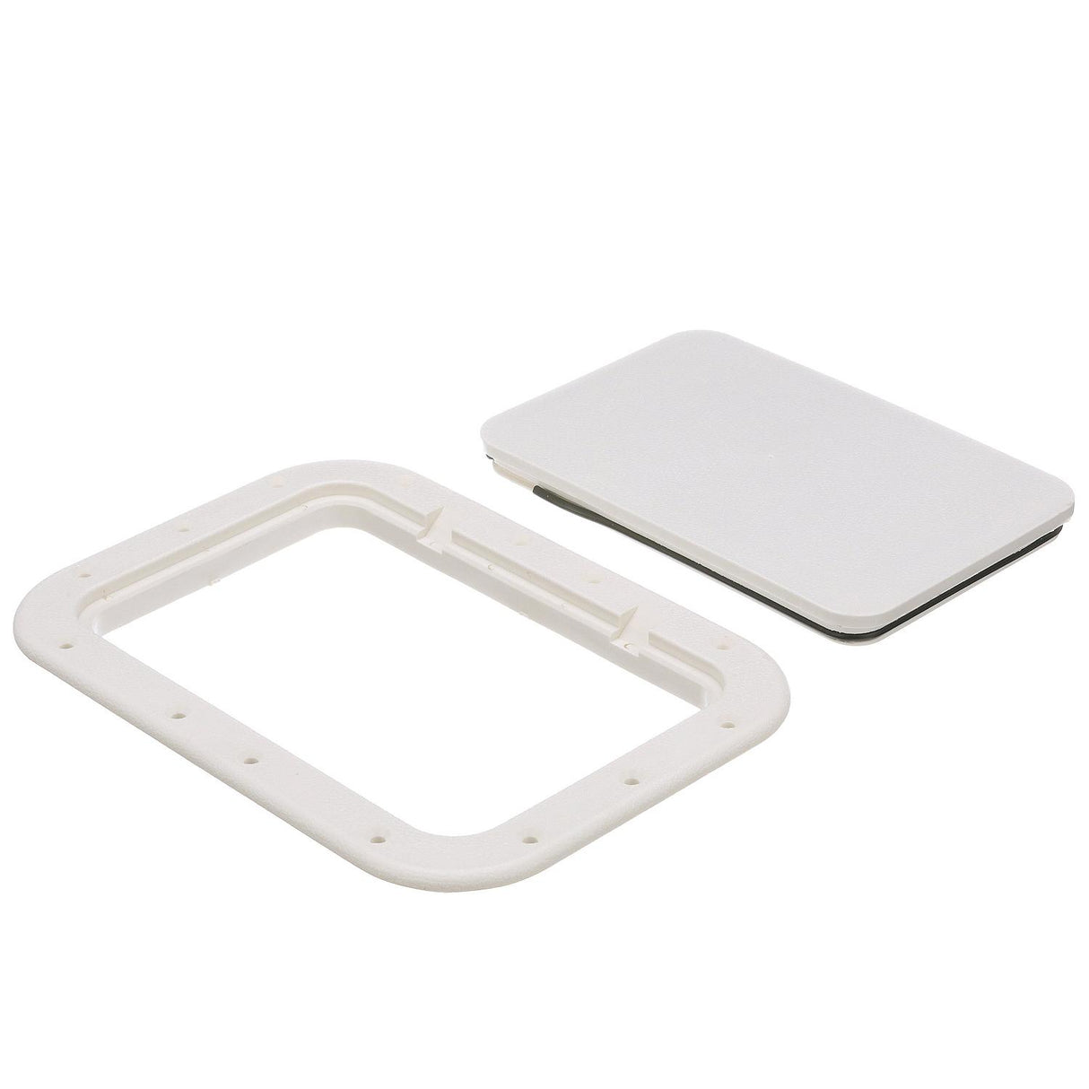 Seachoice White Pry-Out Hatch, 7 In. X 11 In. Inner Dimensions, Acetone Proof Polypropylene - 39121 - official Seachoice product image 7