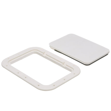 Seachoice White Pry-Out Hatch, 7 In. X 11 In. Inner Dimensions, Acetone Proof Polypropylene - 39121 - official Seachoice product image 7