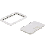 Seachoice White Hinged Hatch, 7 in. X 11 in. Inner Dimensions, Acetone Proof Polypropylene - 39131 - official Seachoice product image 8