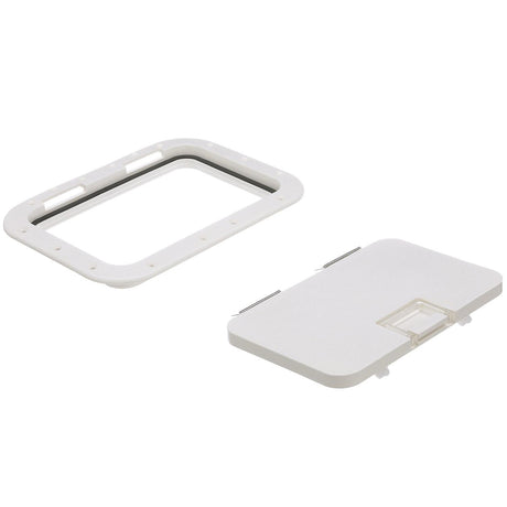 Seachoice White Hinged Hatch, 7 in. X 11 in. Inner Dimensions, Acetone Proof Polypropylene - 39131 - official Seachoice product image 8