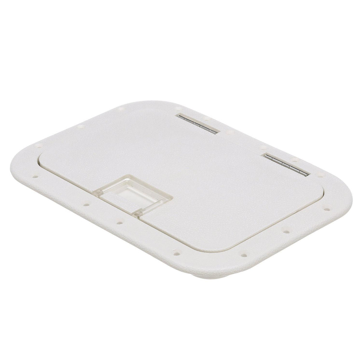 Seachoice White Hinged Hatch, 7 in. X 11 in. Inner Dimensions, Acetone Proof Polypropylene - 39131 - official Seachoice product image 4