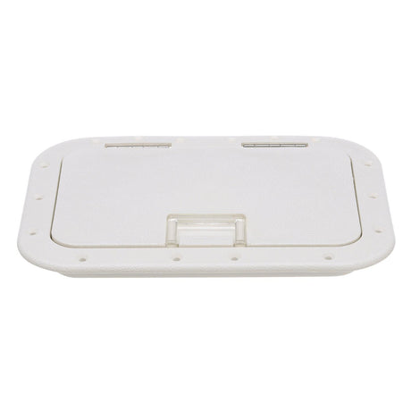 Seachoice White Hinged Hatch, 7 in. X 11 in. Inner Dimensions, Acetone Proof Polypropylene - 39131 - official Seachoice product image 5