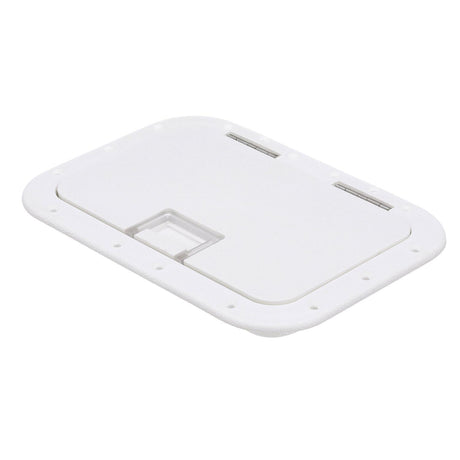 Seachoice Hinged Hatch, Arctic White, 7 in. X 11 in. Inner Dimensions, Acetone Proof Polypropylene - 39141 - official Seachoice product image 3