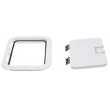 Seachoice Hinged Hatch, Arctic White, 7 in. X 11 in. Inner Dimensions, Acetone Proof Polypropylene - 39141 - official Seachoice product image 5
