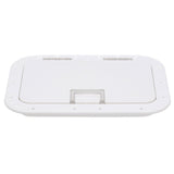 Seachoice Hinged Hatch, Arctic White, 7 in. X 11 in. Inner Dimensions, Acetone Proof Polypropylene - 39141 - official Seachoice product image 6