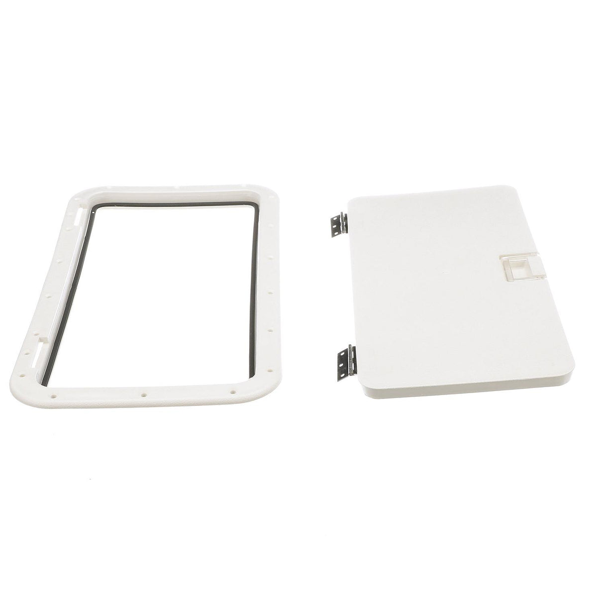 Seachoice White Handle Hatch, 10 in. X 20 in., Stainless Steel Hinge - 39151 - official Seachoice product image 6