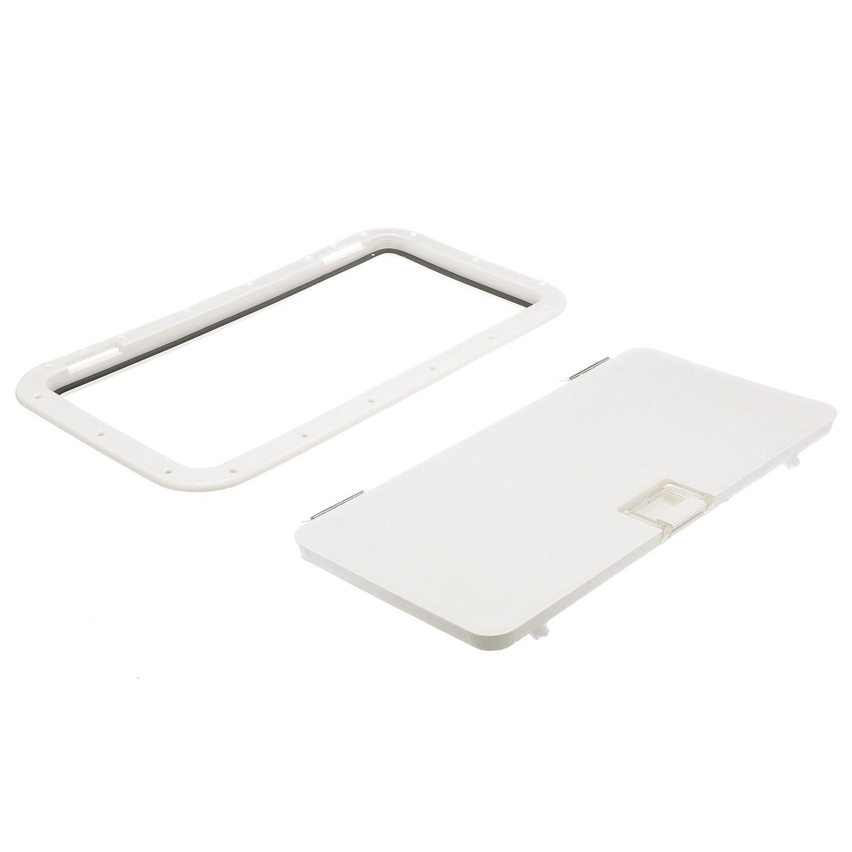 Seachoice White Handle Hatch, 10 in. X 20 in., Stainless Steel Hinge - 39151 - official Seachoice product image 5