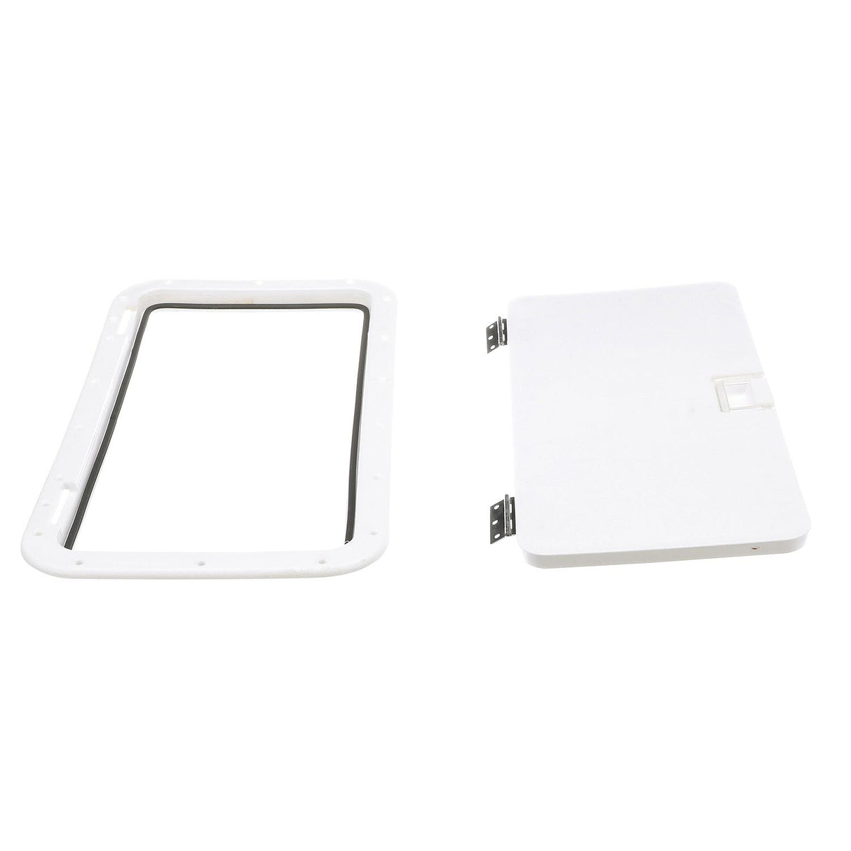 Seachoice Handle Hatch, Arctic White, 10 in. X 20 in., Stainless Steel Hinge - 39161 - official Seachoice product image 8