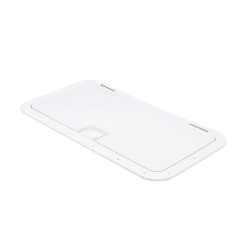 Seachoice Handle Hatch, Arctic White, 10 in. X 20 in., Stainless Steel Hinge - 39161 - official Seachoice product image 6