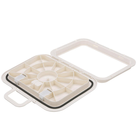Seachoice Offshore Hinged Low-Profile Hatch, White, 7 In. X 11 In. - 39181 - official Seachoice product image 9