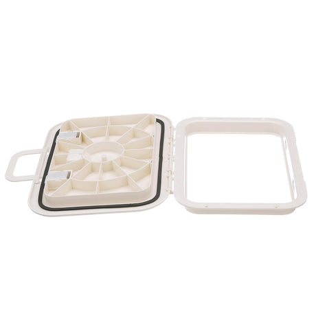 Seachoice Offshore Hinged Low-Profile Hatch, White, 7 In. X 11 In. - 39181 - official Seachoice product image 6