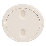 Seachoice Twist 'N' Lock Marine Boat Deck Plate, White Finish, Up to 6-1/2 In. - SC50-39351 - official Seachoice product image 2