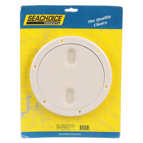 Seachoice Twist 'N' Lock Marine Boat Deck Plate, White Finish, Up to 6-1/2 In. - SC50-39351 - official Seachoice product image 4