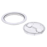 Seachoice 39401 Twist 'N' Lock Deck Plate, White w/ Clear Insert, Up to 6-1/2 In. Diameter - SC50-39401 - official Seachoice product image 6