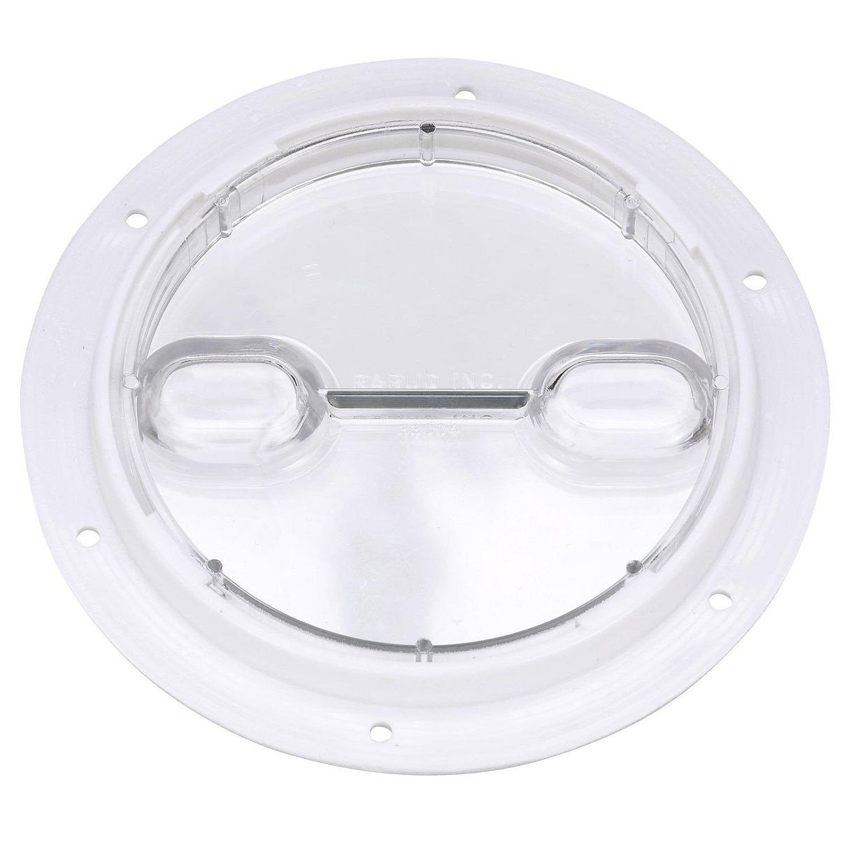 Seachoice 39401 Twist 'N' Lock Deck Plate, White w/ Clear Insert, Up to 6-1/2 In. Diameter - SC50-39401 - official Seachoice product image 5