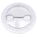 Seachoice 39401 Twist 'N' Lock Deck Plate, White w/ Clear Insert, Up to 6-1/2 In. Diameter - SC50-39401 - official Seachoice product image 5