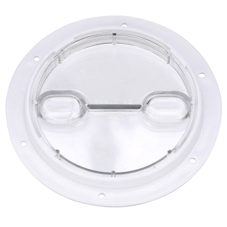 Seachoice 39401 Twist 'N' Lock Deck Plate, White w/ Clear Insert, Up to 6-1/2 In. Diameter - SC50-39401 - official Seachoice product image 5