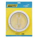 Seachoice 39401 Twist 'N' Lock Deck Plate, White w/ Clear Insert, Up to 6-1/2 In. Diameter - SC50-39401 - official Seachoice product image 2