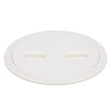Seachoice 39421 Twist 'N' Lock Deck Plate, White Base and Lid, Up to 8-1/2 in. Diameter - 39421 - official Seachoice product image 2