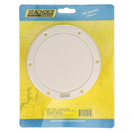 Seachoice White Pry-Up Deck Plate, Watertight, Up to 4-3/8 in. Diameter - SC50-39461 - official Seachoice product image 5