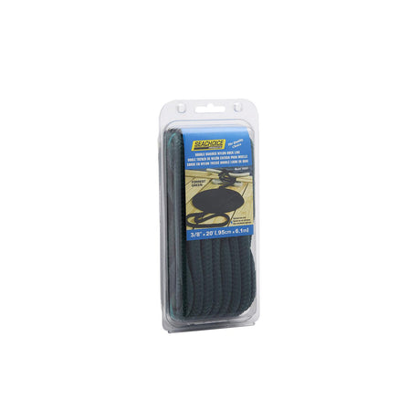 Seachoice Double-Braid Nylon Dock Line w/ Eye Splice, Pre-Shrunk, Heat Stabilized, 3/8 In. X 20 Ft., Forest Green - 39691 - official Seachoice product image 3