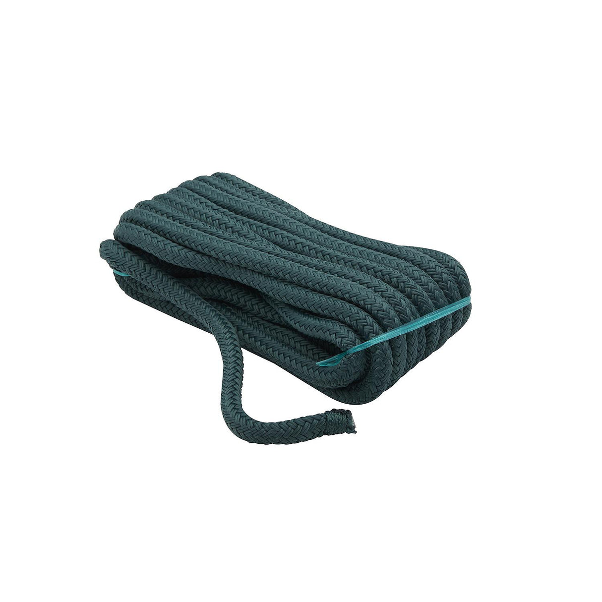 Seachoice Double-Braid Nylon Dock Line w/ Eye Splice, Pre-Shrunk, Heat Stabilized, 3/8 In. X 20 Ft., Forest Green - 39691 - official Seachoice product image 4