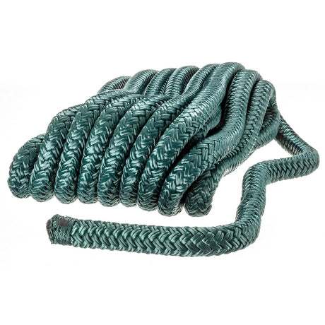 Seachoice Double-Braid Nylon Dock Line w/ Eye Splice, Pre-Shrunk, Heat Stabilized, 1/2 In. X 20 Ft., Forest Green - 39711 - official Seachoice product image 3