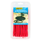 Seachoice Double-Braid Nylon Dock Line w/ Eye Splice, Pre-Shrunk, Heat Stabilized, 3/8 In. X 15 Ft., Red - 39721 - official Seachoice product image 4