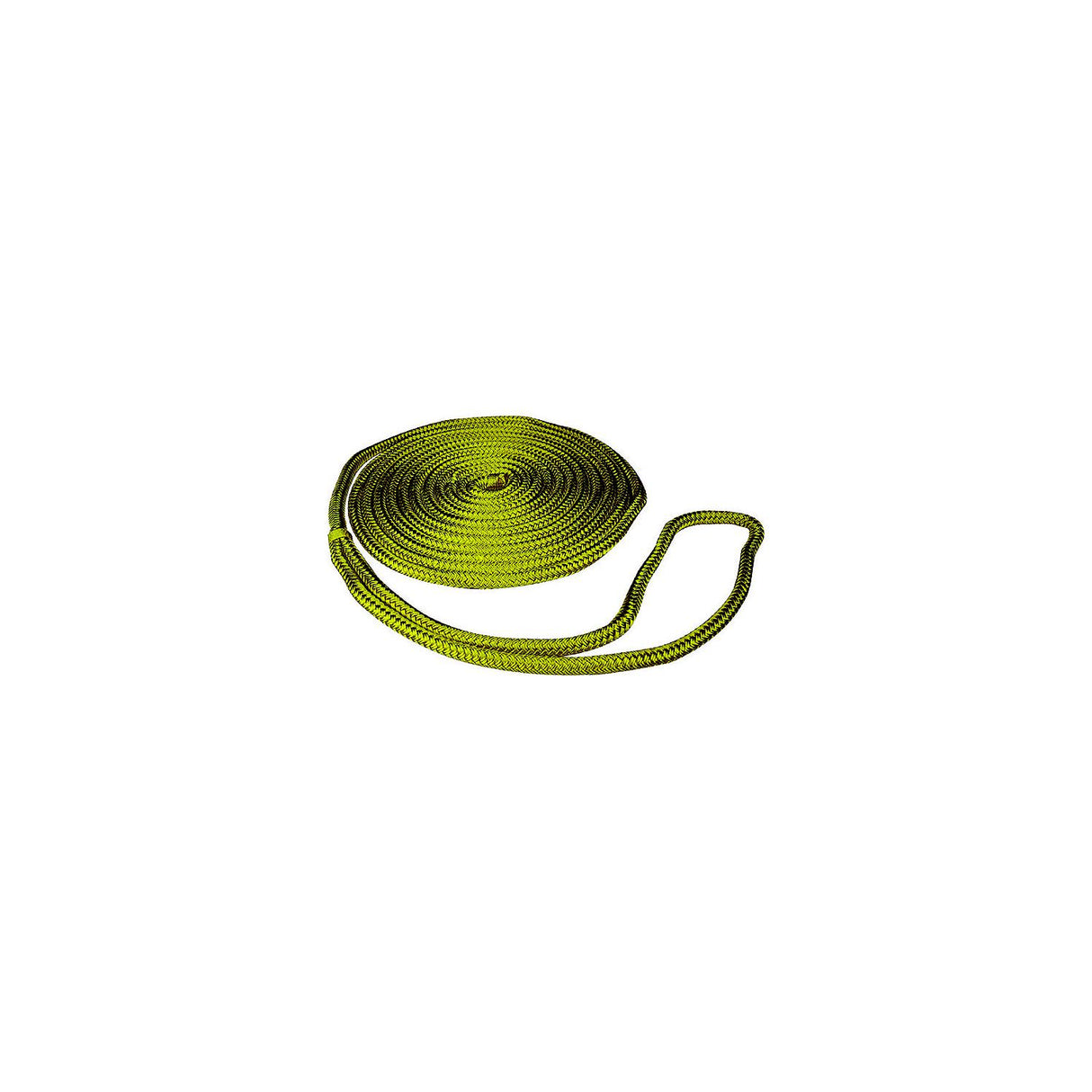 Seachoice Double-Braid Nylon Dock Line w/ Eye Splice, Pre-Shrunk, Heat Stabilized, 3/8 In. X 15 Ft., Yellow - 39891 - official Seachoice product image 7
