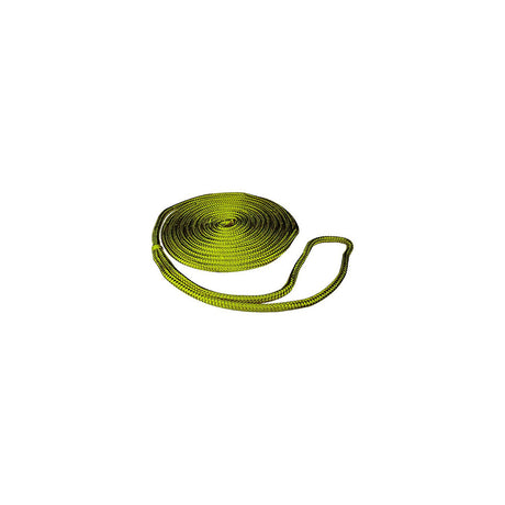 Seachoice Double-Braid Nylon Dock Line w/ Eye Splice, Pre-Shrunk, Heat Stabilized, 3/8 In. X 15 Ft., Yellow - 39891 - official Seachoice product image 7