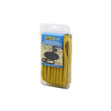 Seachoice Double-Braid Nylon Dock Line w/ Eye Splice, Pre-Shrunk, Heat Stabilized, 1/2 In. X 20 Ft., Yellow - 39911 - official Seachoice product image 2