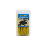 Seachoice Double-Braid Nylon Dock Line w/ Eye Splice, Pre-Shrunk, Heat Stabilized, 1/2 In. X 20 Ft., Yellow - 39911 - official Seachoice product image 4