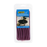 Seachoice Double-Braid Nylon Dock Line w/ Eye Splice, Pre-Shrunk, Heat Stabilized, 3/8 In. X 15 Ft., Burgundy - 39931 - official Seachoice product image 4